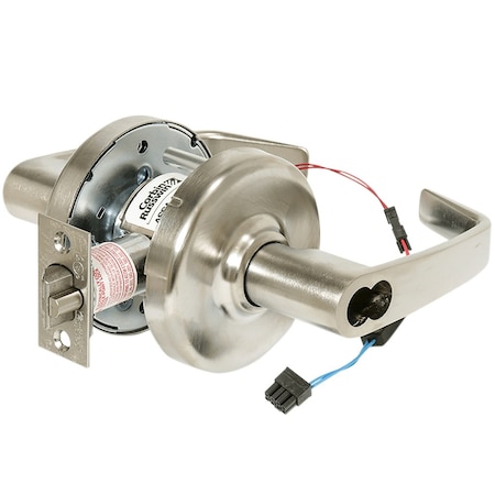 Corbin Russwin Grade 1 Fail Secure Lever, 24AC/DC, Request to Exit, NZ Lever, D Rose, SFIC Prep, Less Core, Satin C CL33905 NZD 626 M08 24AD M92